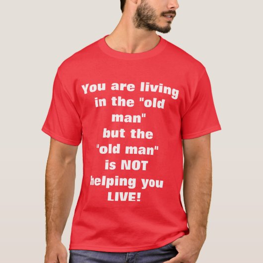 T-shirt Old man  (Devant)