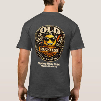 T-shirt Old Man Harley Tee Myrtle Beach Bike Week