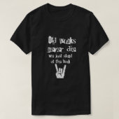 T-shirt Old Punks Never (Design devant)