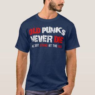 T-shirt Old Punks Never Die - Rock Music