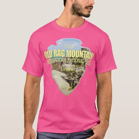 T-shirt Old Rag Mountain (Arrowhead) (Devant)