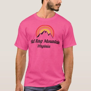 T-shirt Old Rag Mountains Virginia Va Randonnée Souvenir T