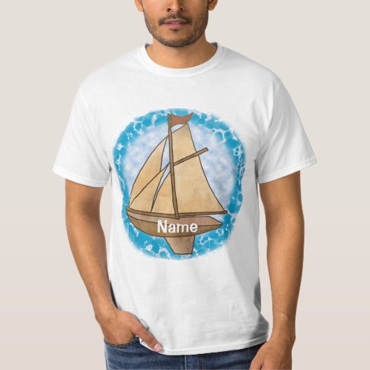 T-shirt Old Sailboat (Devant)