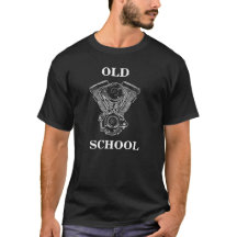 T-shirt Old School Biker