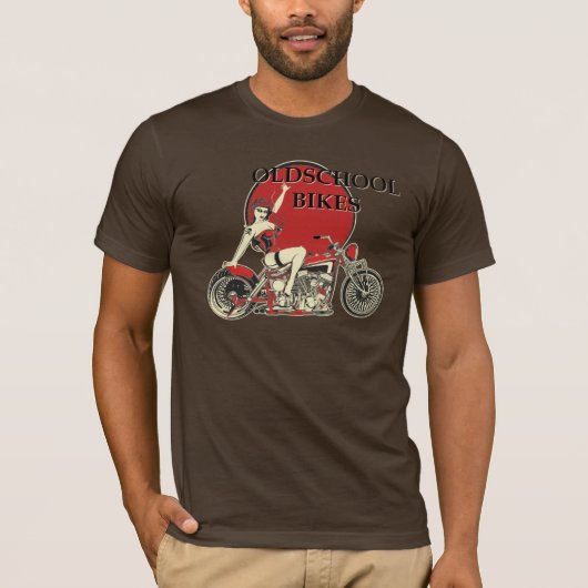 T-shirt - Old School Bikes - Rétro (Devant)