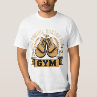 T-shirt Old School Boxing Club Vintage Gym Design