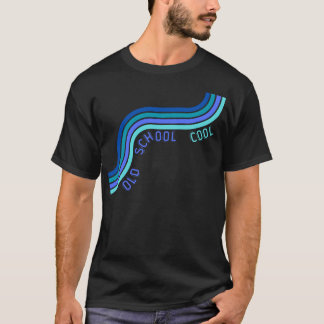 T-shirt "Old School Cool", design masculin