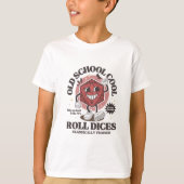 T-shirt Old school d20 - D&D  (Devant)