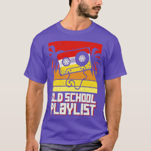 T-shirt Old School Playlist pour femmes