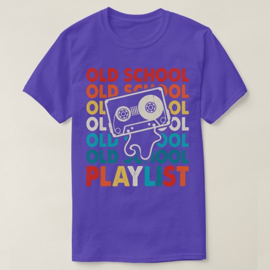 T-shirt Old School Playlist Pour Femmes 1 (Design devant)