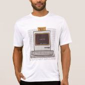 T-shirt Old School Rules Retro Computer Game Over (Devant)