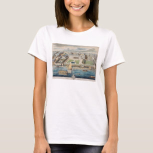 T-shirt Old Somerset House on the Strand, engraved by Jean