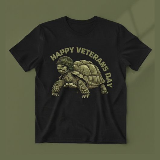 T-shirt Old Veteran Turtle