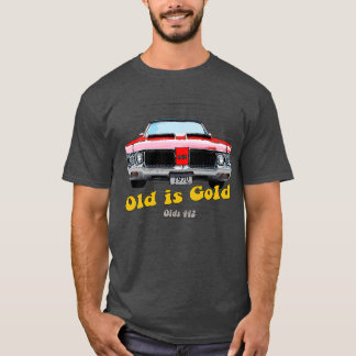 T-shirt Olds 442 American Muscle Old is Gold