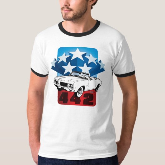 T-shirt Oldsmobile 442 (Devant)