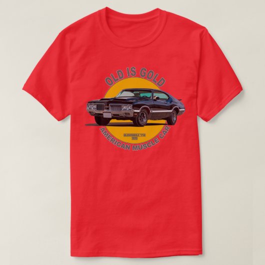 T-shirt Oldsmobile 442 American Muscle Car 60s les années (Design devant)