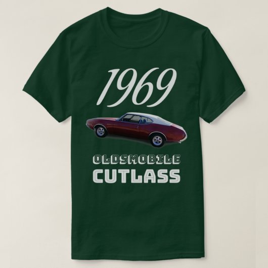 T-shirt Oldsmobile Cutlass 1969 (Design devant)