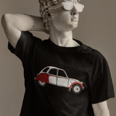 T-shirt Oldtimer 2CV Dolly Rouge
