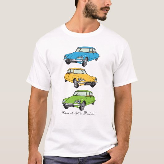 T-shirt Oldtimer Citroen DS19 (Devant)
