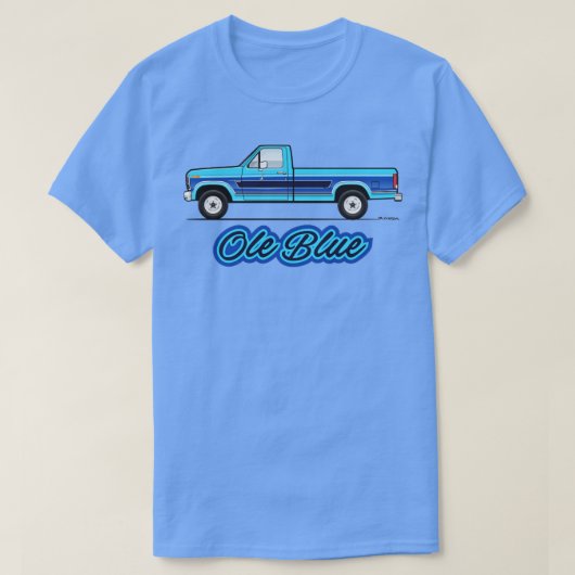 T-shirt Ole Blue1 (Design devant)