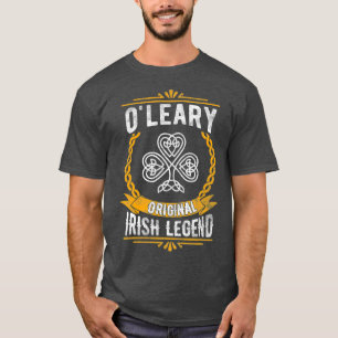 T-shirt OLeary Irish Nom Cadeau Vintage Irlande Famille