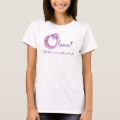T-shirt Olena filles O nom signifiant chemise monographiqu (Devant)