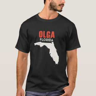 T-shirt Olga Florida USA State America Travel Floridian