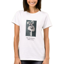 Olga Spessivtseva Russian Ballerina Tee Shirt