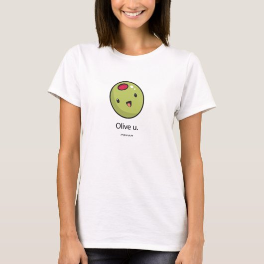 T-shirt olive (Devant)