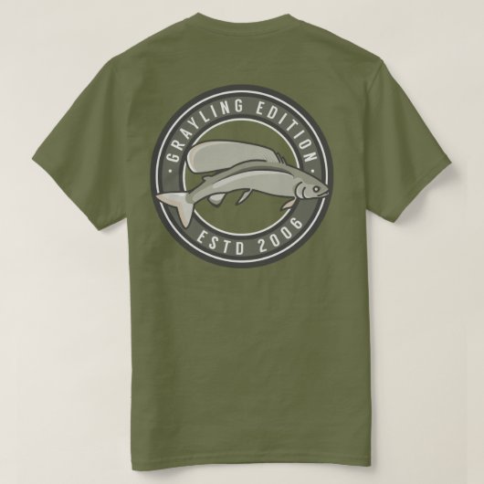 T-shirt Olive arctique d'ombre (Design dos)
