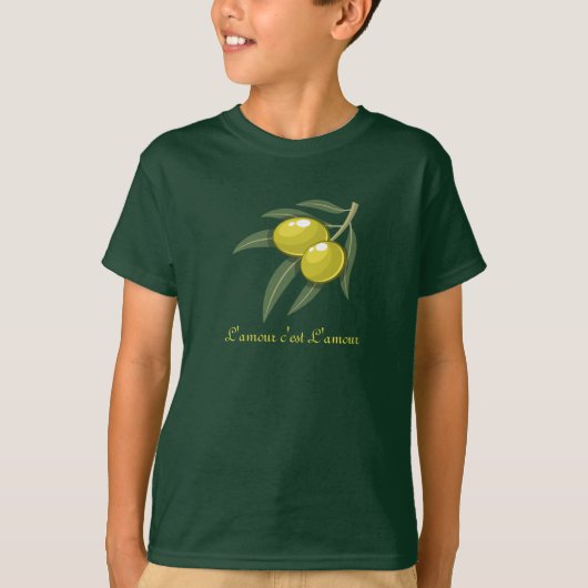 T-shirt Olive Love (Devant)