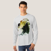 T-shirt Olive Or Tan Airbrush Peinture Splashes MCM Look (Devant entier)