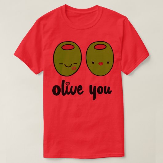 T-shirt Olive You (Design devant)