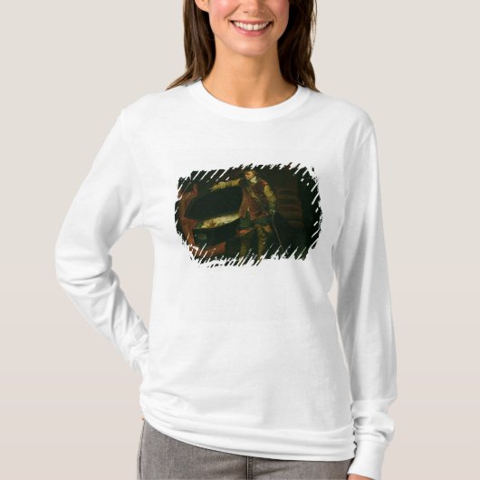 T-shirt Oliver Cromwell avec le cercueil de Charles I (Devant)