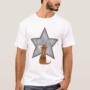 T-shirt « Oliver la loutre cow-boy du Far West »