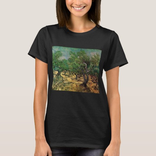 T-shirt Oliveraie par Vincent van Gogh (Devant)