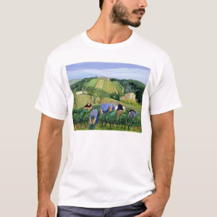 T-shirt Olives et tournesols de vignoble