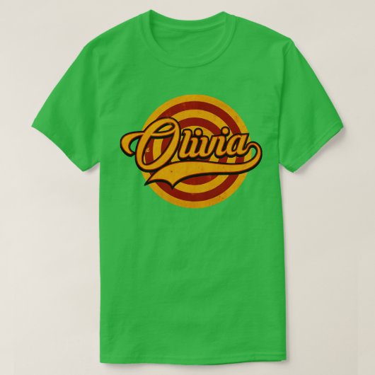 T-shirt Olivia est le nom (Design devant)