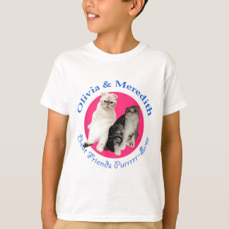 T-shirt Olivia & Meredith - Meilleurs Amis Purrrr Ever