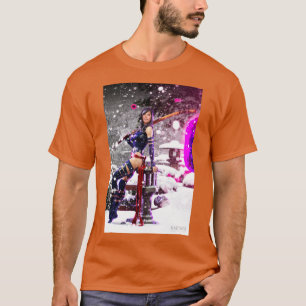 T-shirt Olivia Munn comme Psylocke