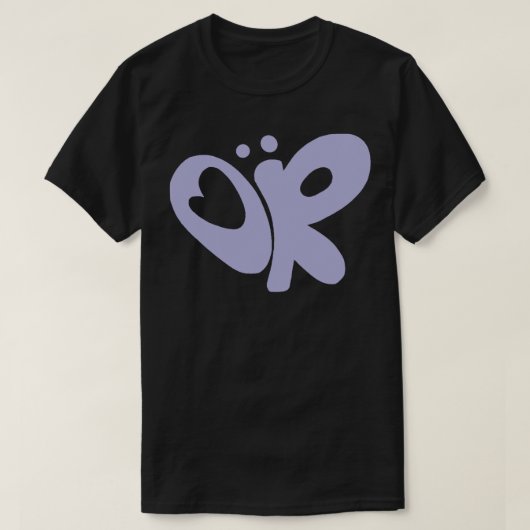 T-shirt olivia rodrigo purple butterfly logo Sticker  (Design devant)