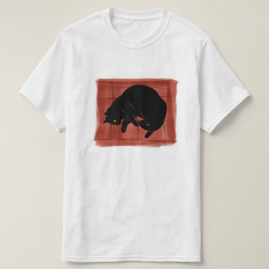 T-shirt Olivia sur terrasse (Design devant)
