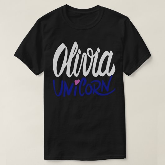 T-shirt Olivia Unicorn (Design devant)