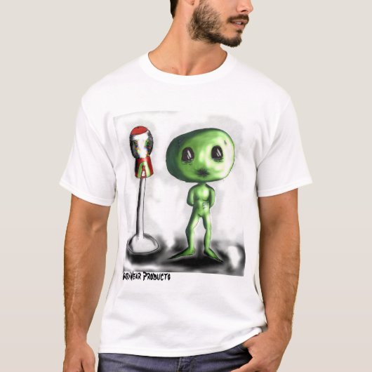 T-shirt Ollie l'alien sous-estimé (partie 3) (Devant)
