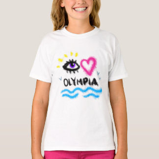T-shirt Olympia du coeur des yeux