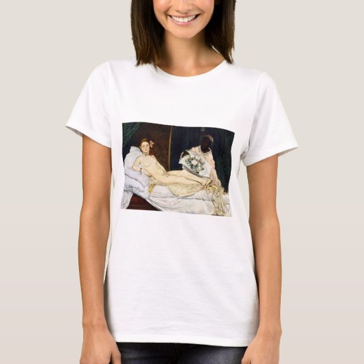 T-shirt Olympia, Edouard Manet, 1863 (Devant)