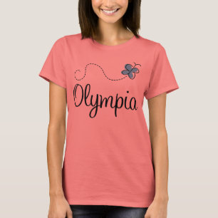 T-shirt Olympia WA Washington Butterfly Tee - shirt