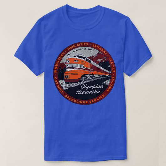 T-shirt Olympian Hiawatha La ligne de conduite Milwaukee R (Design devant)
