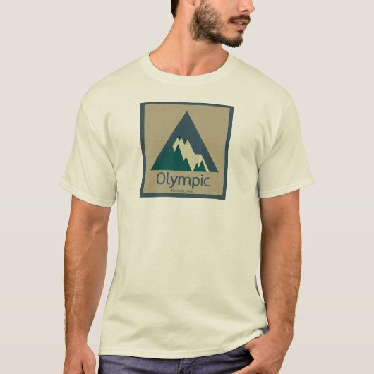 T-shirt Olympic National Park Rustic (Devant)