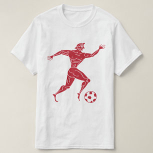 T-shirt Olympiens antiques modernes Football Football Dark